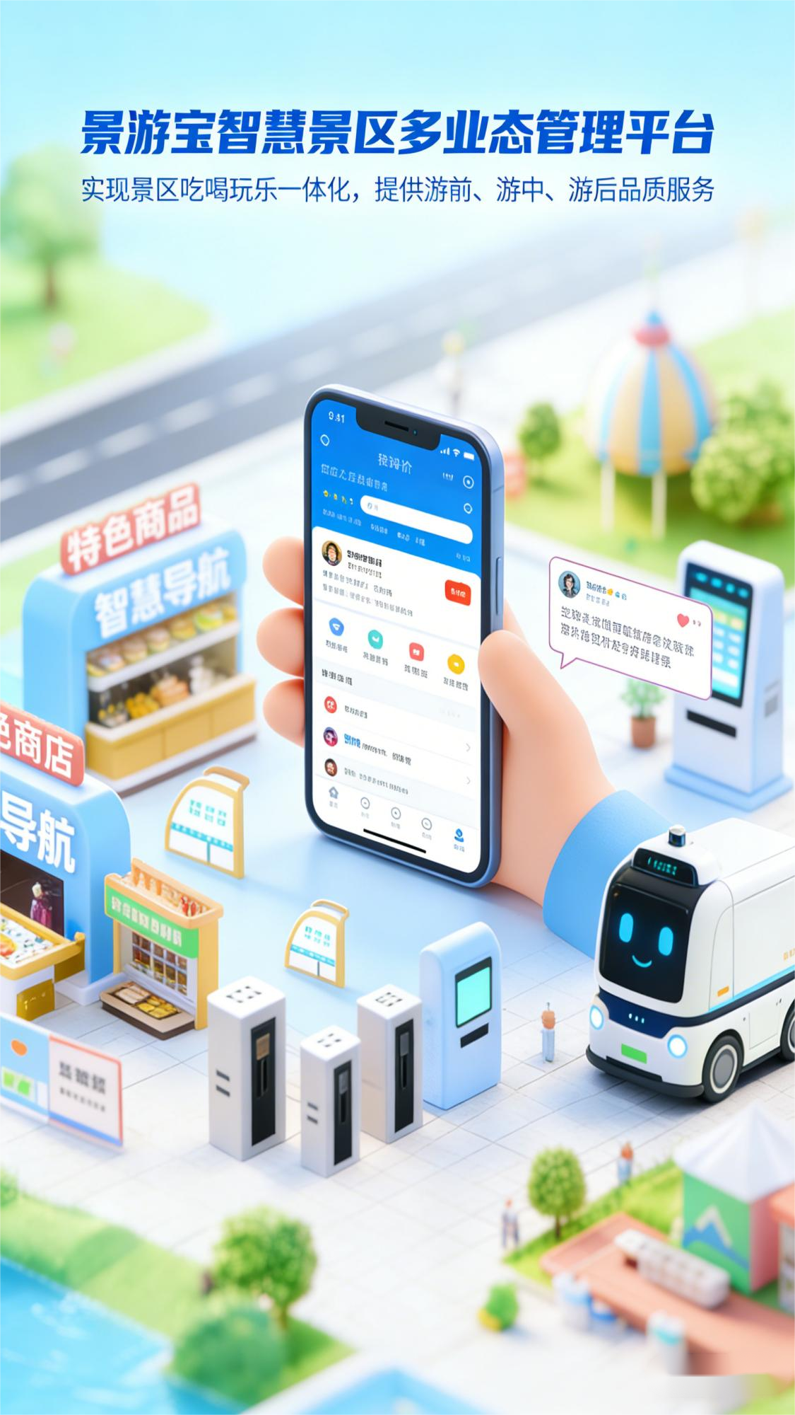 景游宝智慧景区票务系统:打造高效智能的景区运营新生态